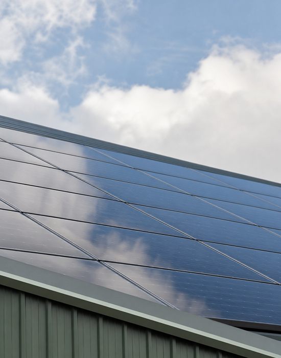 Photovoltaik-Anlage auf dem GECCO-Lager